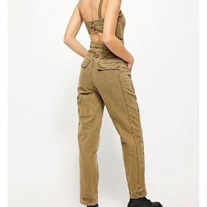 Free people Go West Utility Jumpsuit